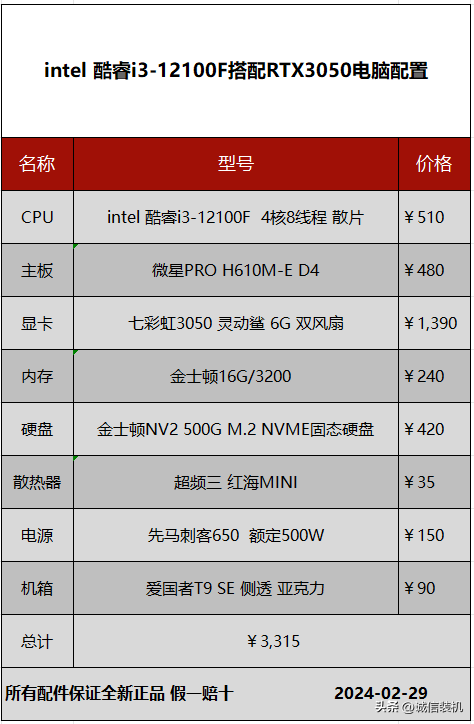 电脑配置价格查询器_电脑配置价格查询器怎么用