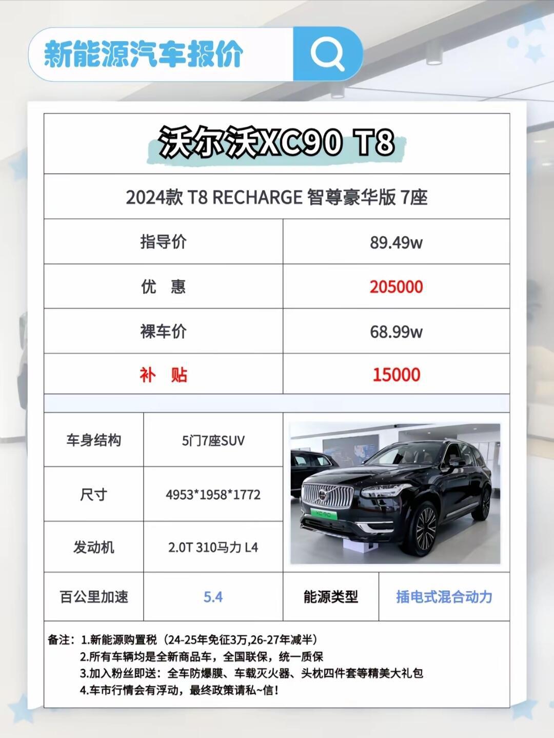 沃尔沃xc90的价格_沃尔沃xc90的价格2021款智雅