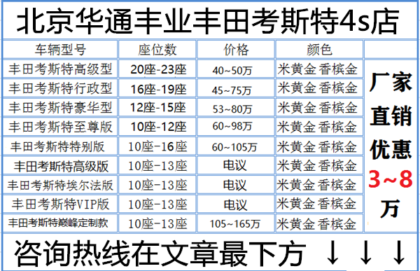 丰田考斯特价格_四川丰田考斯特价格